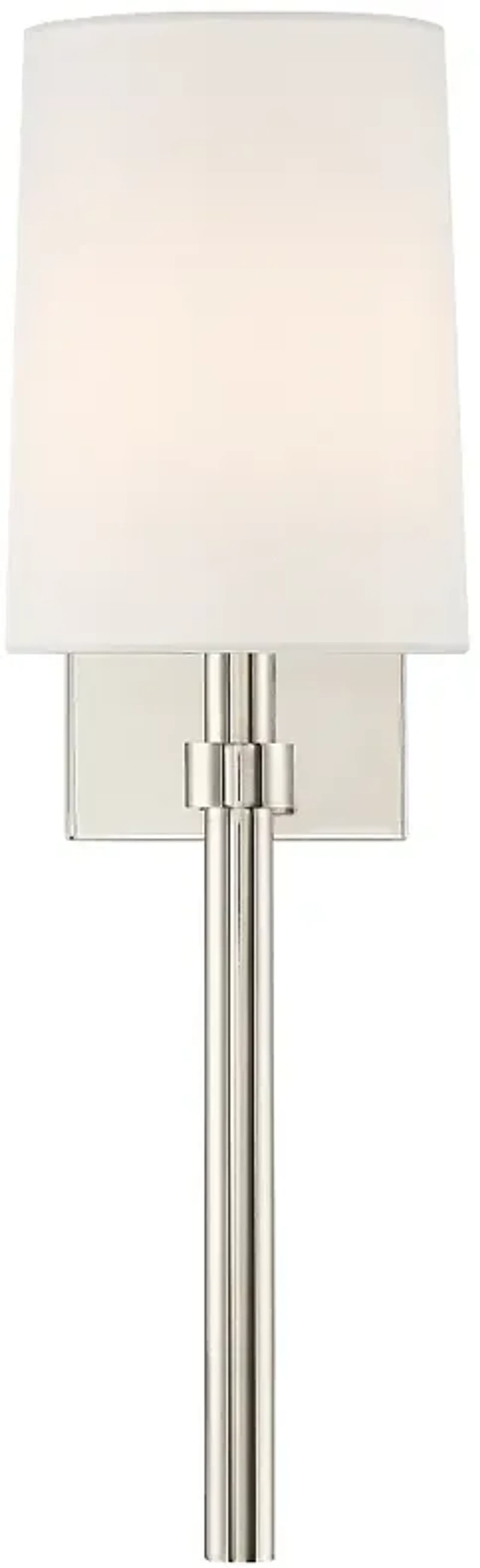 Crystorama Bromley 18" High Polished Nickel Wall Sconce