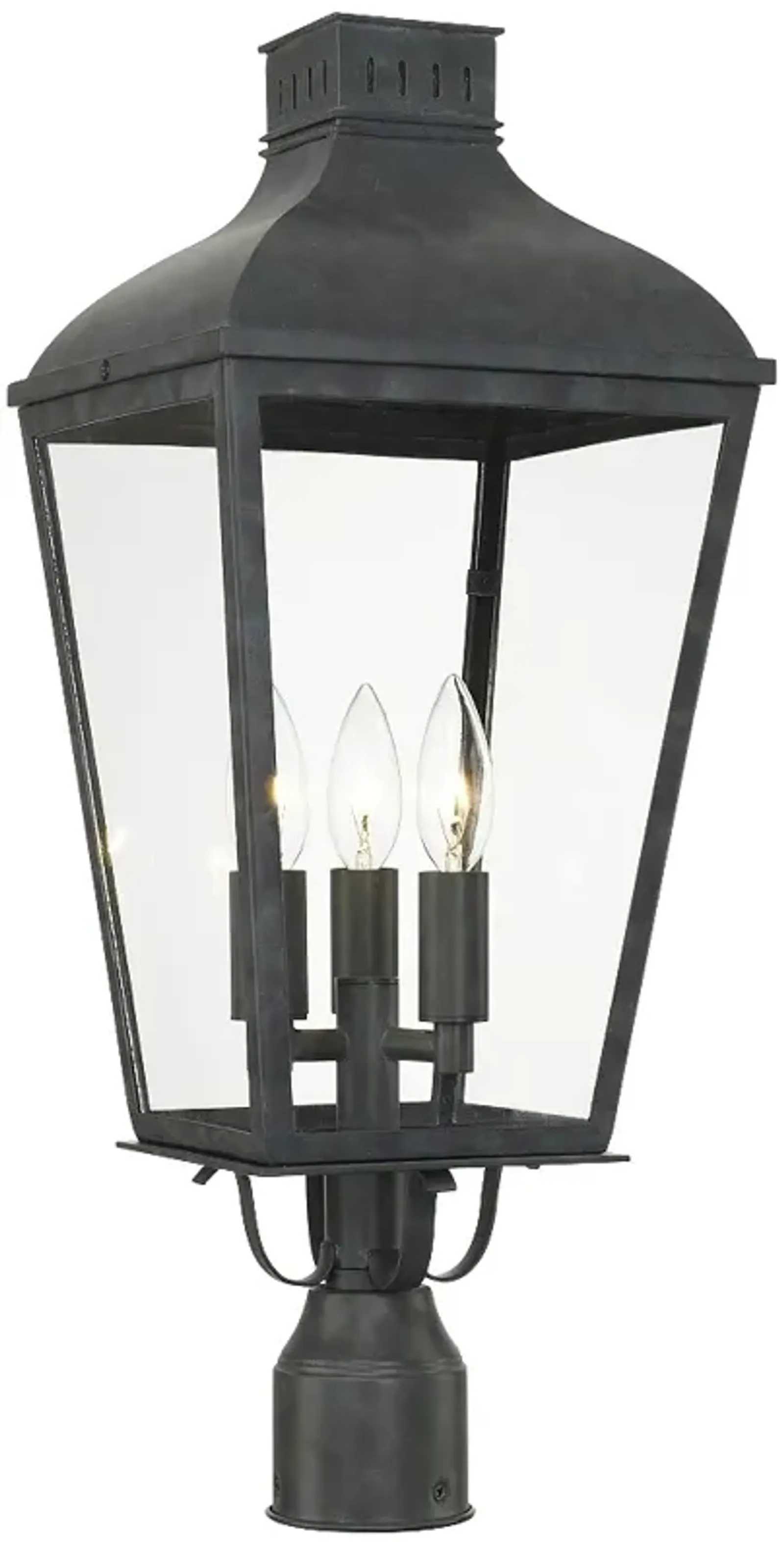 Crystorama Dumont 23" High Graphite Outdoor Post Light