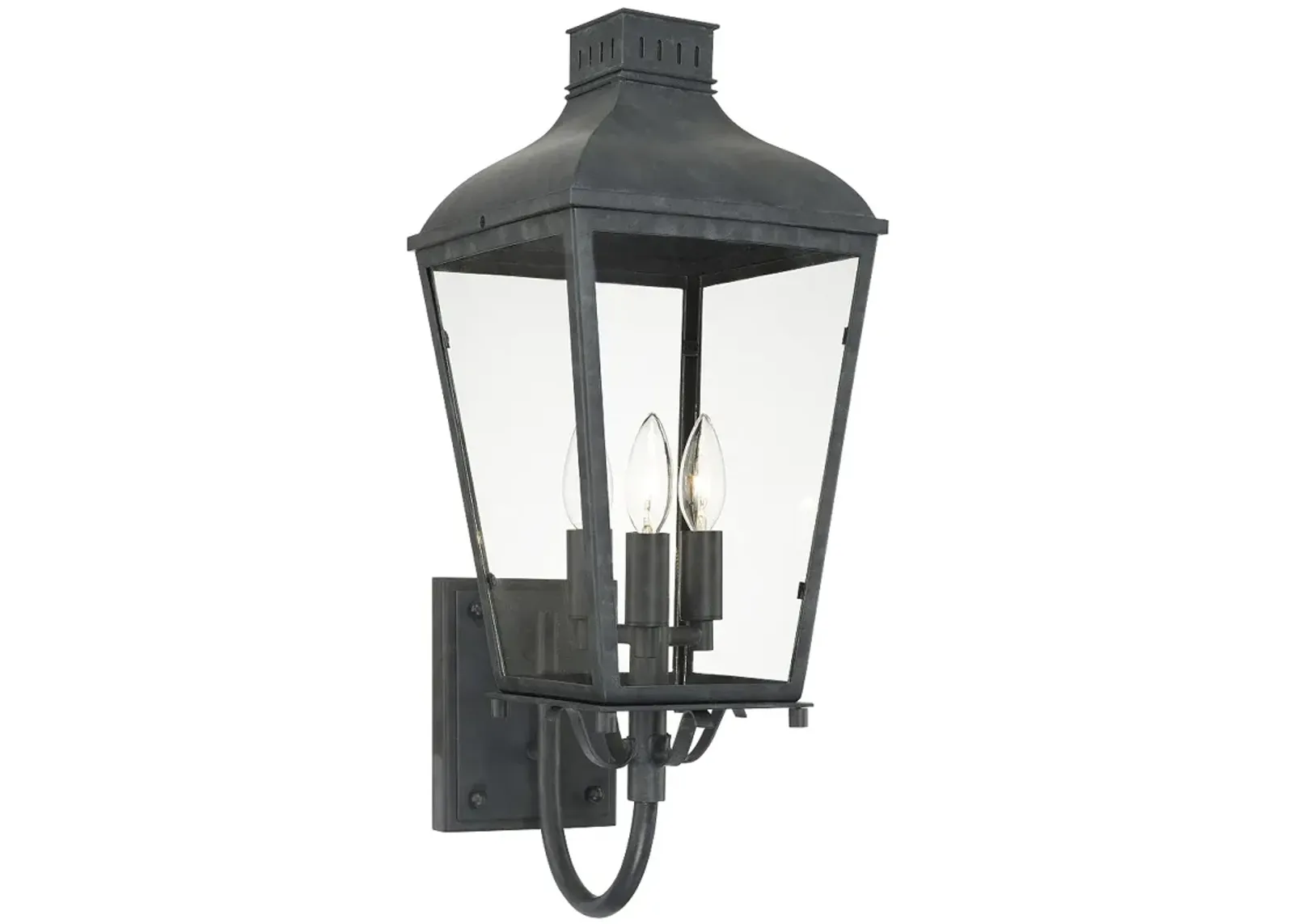 Crystorama Dumont 23 1/2" High Graphite Outdoor Wall Light