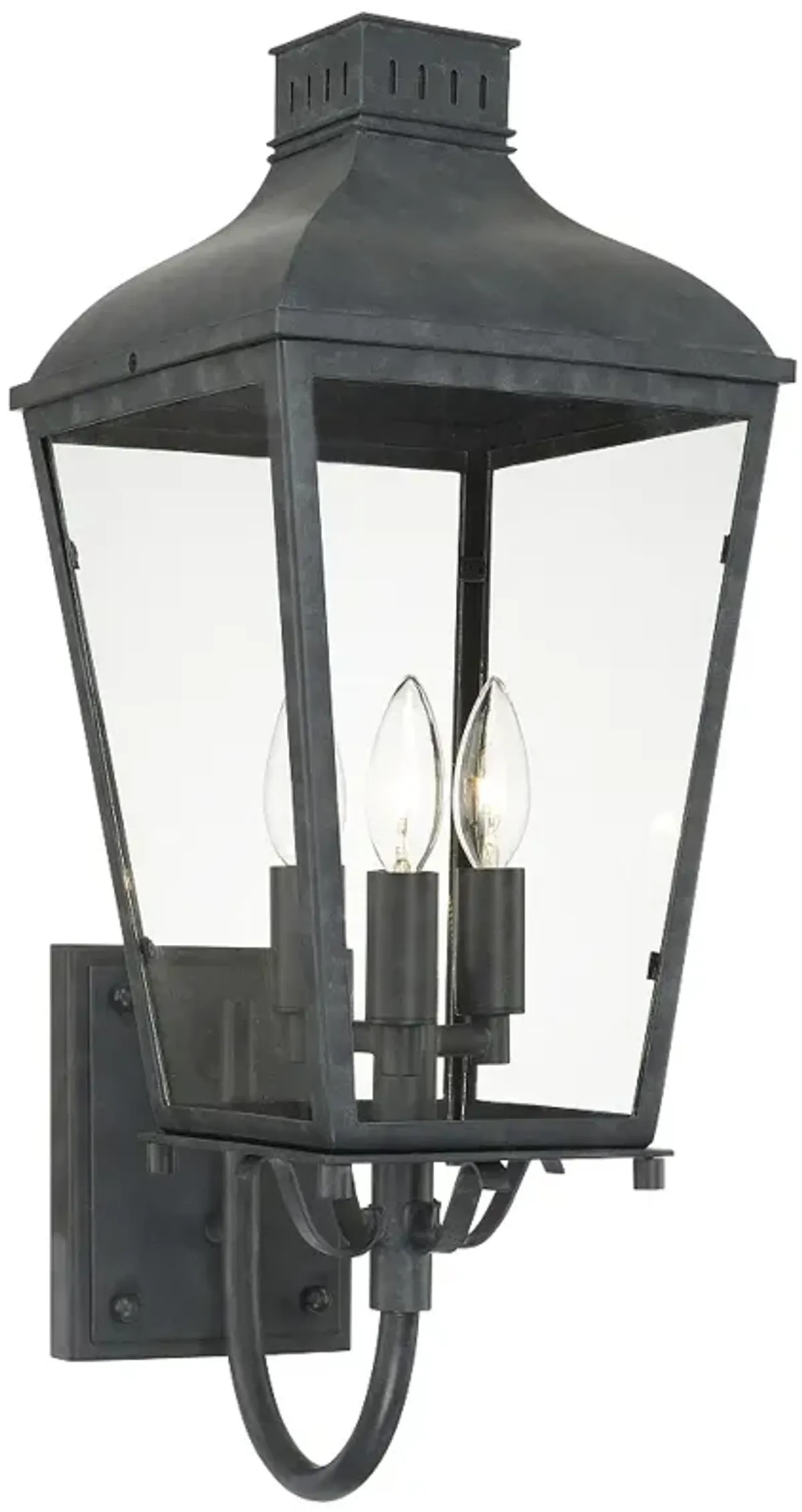 Crystorama Dumont 23 1/2" High Graphite Outdoor Wall Light