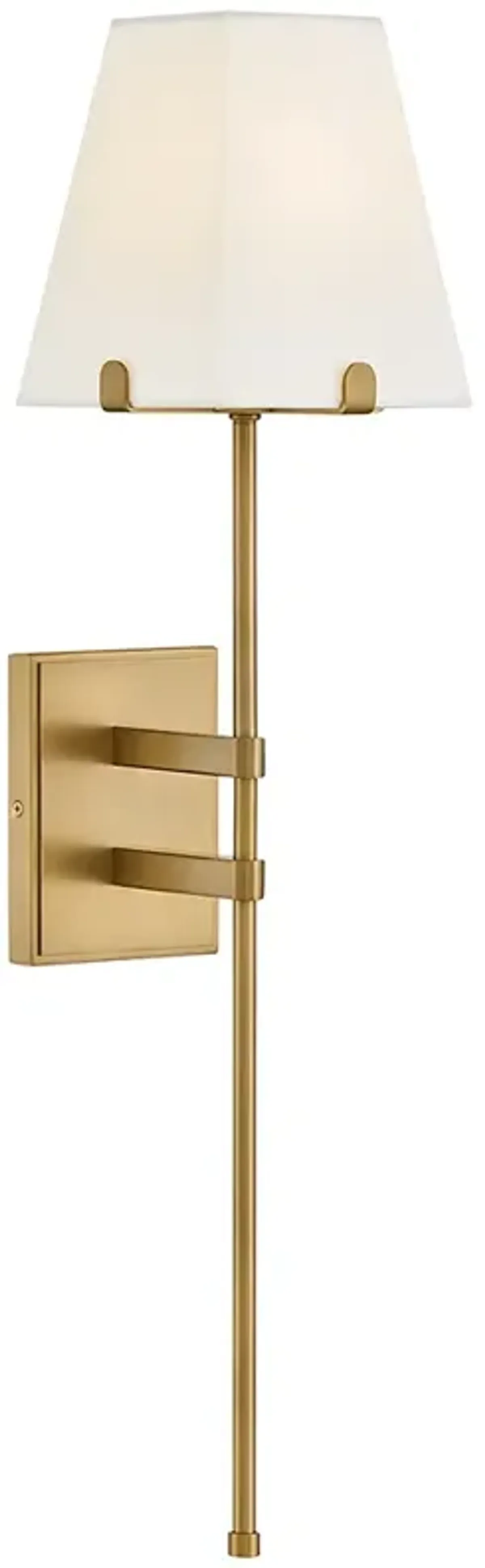 Hinkley Interior Benton Large Single Light Sconce 6.75" Lacquered Bras