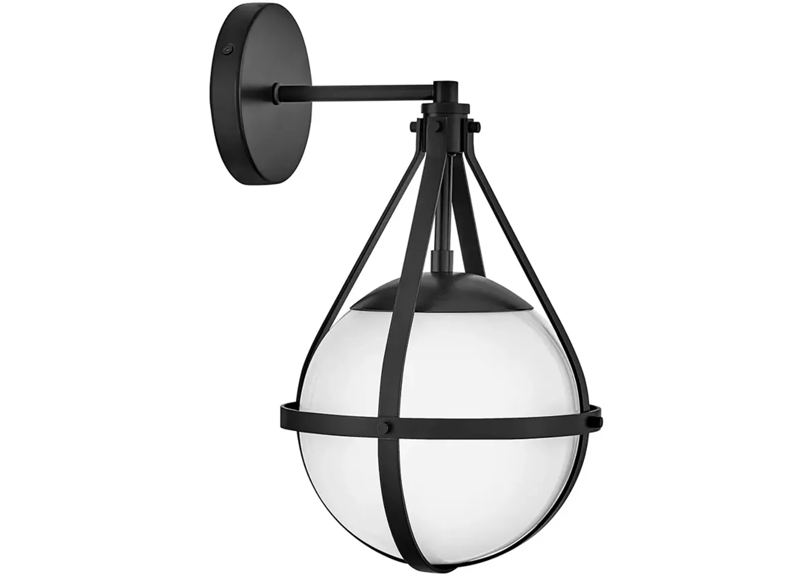 Lark Colby Small Single Light Sconce Black