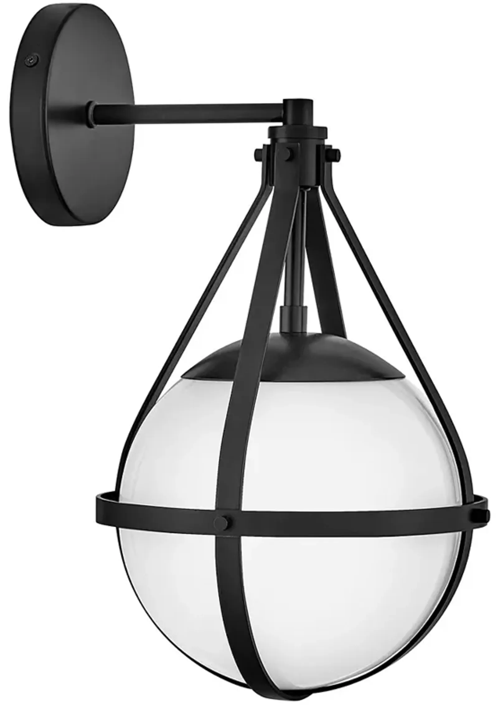 Lark Colby Small Single Light Sconce Black