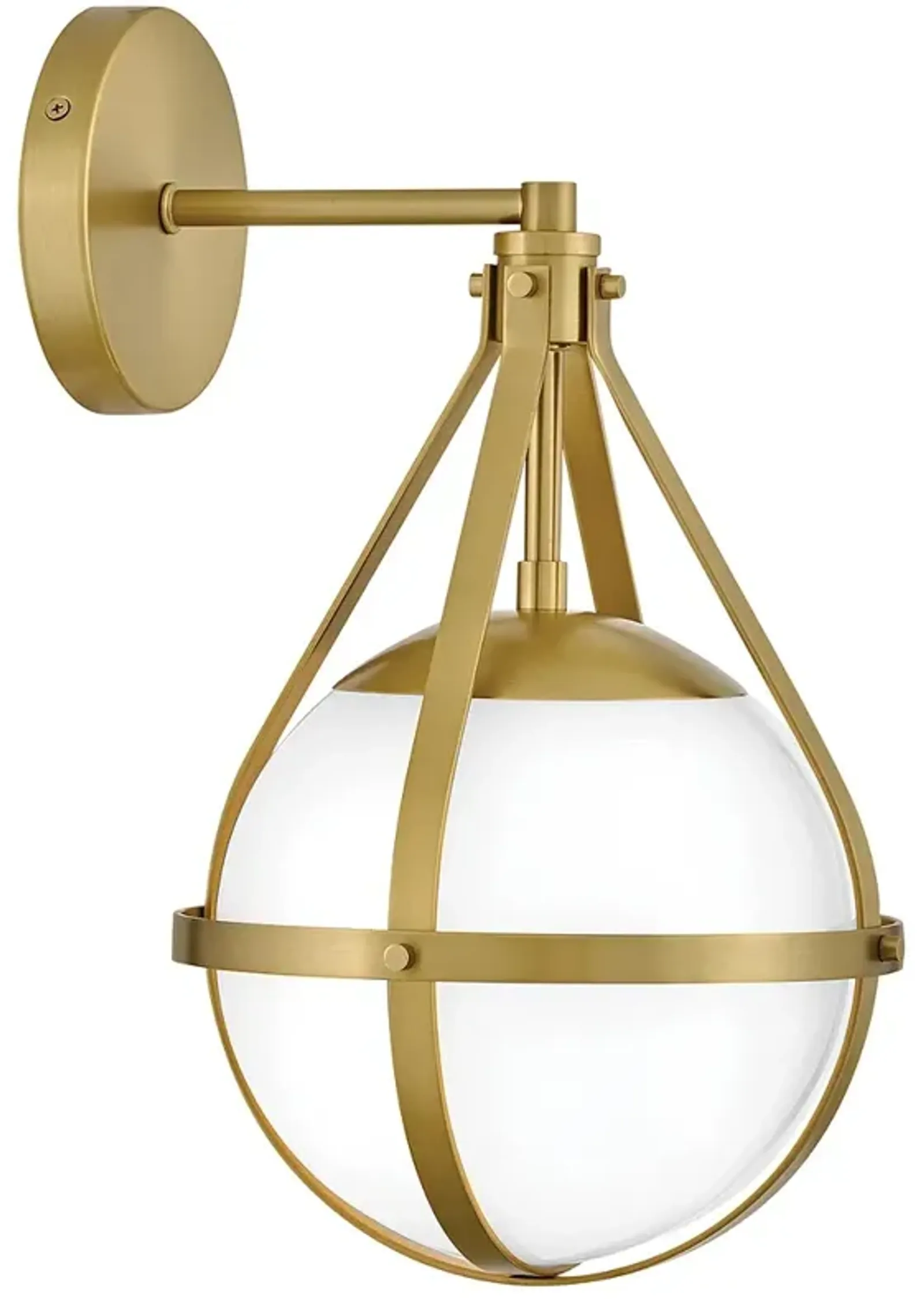 Lark Colby Small Single Light Sconce Lacquered Brass