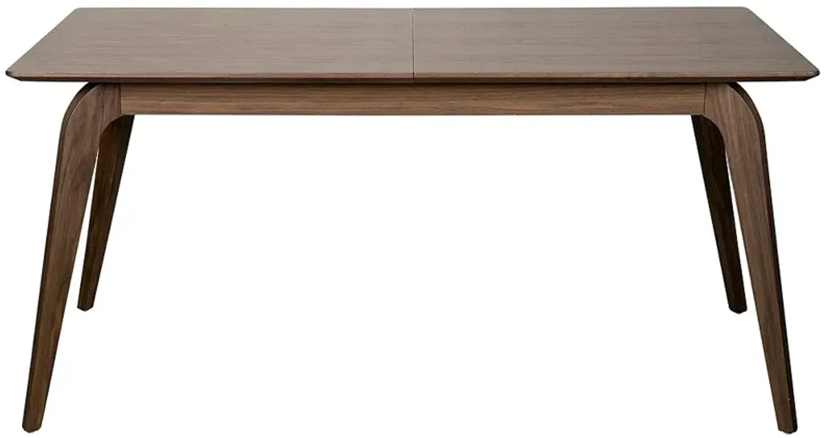 Lawrence 82 1/2" Wide Walnut Veneered Extension Dining Table