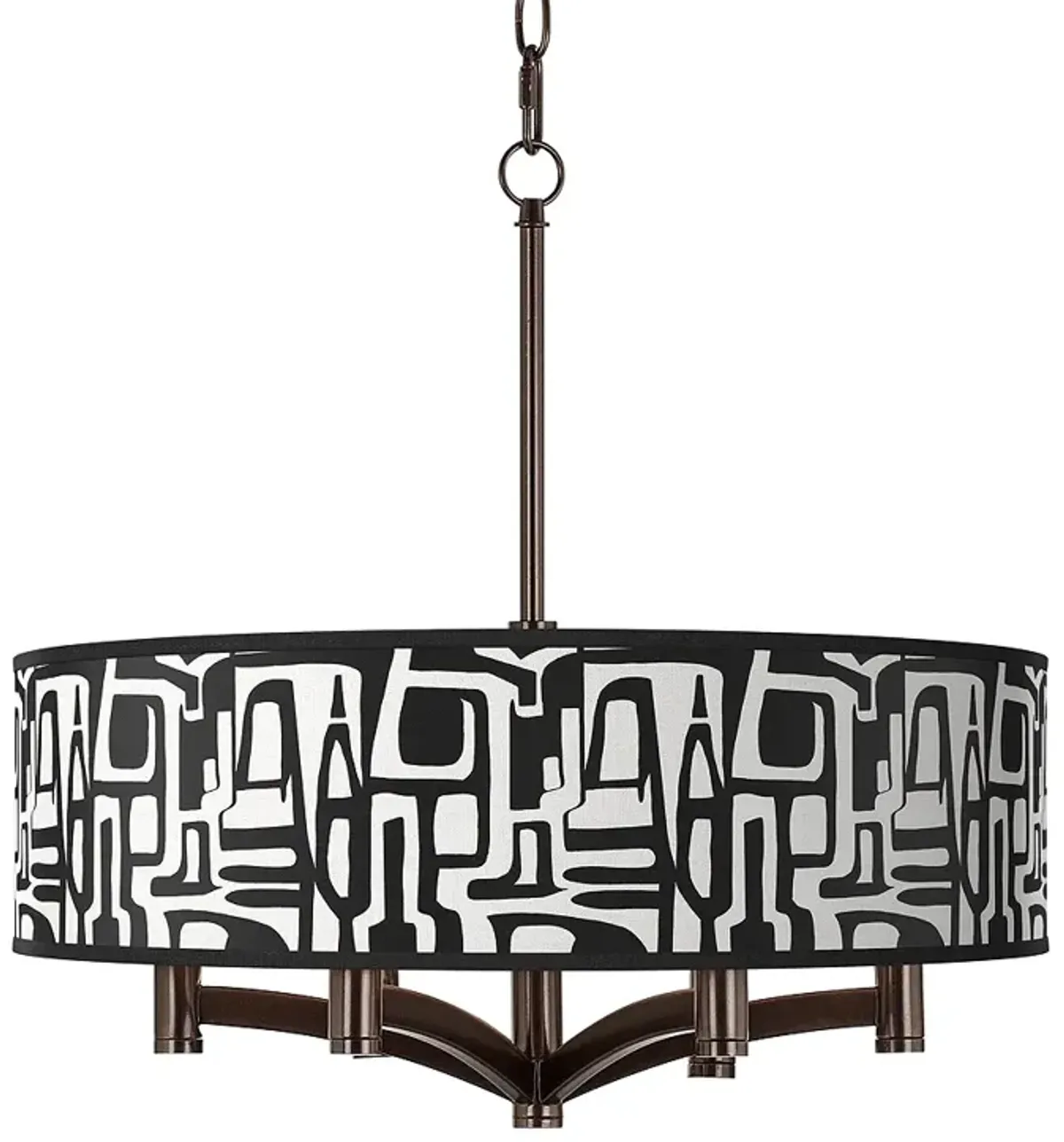 Tempo Ava 6-Light Bronze Pendant Chandelier