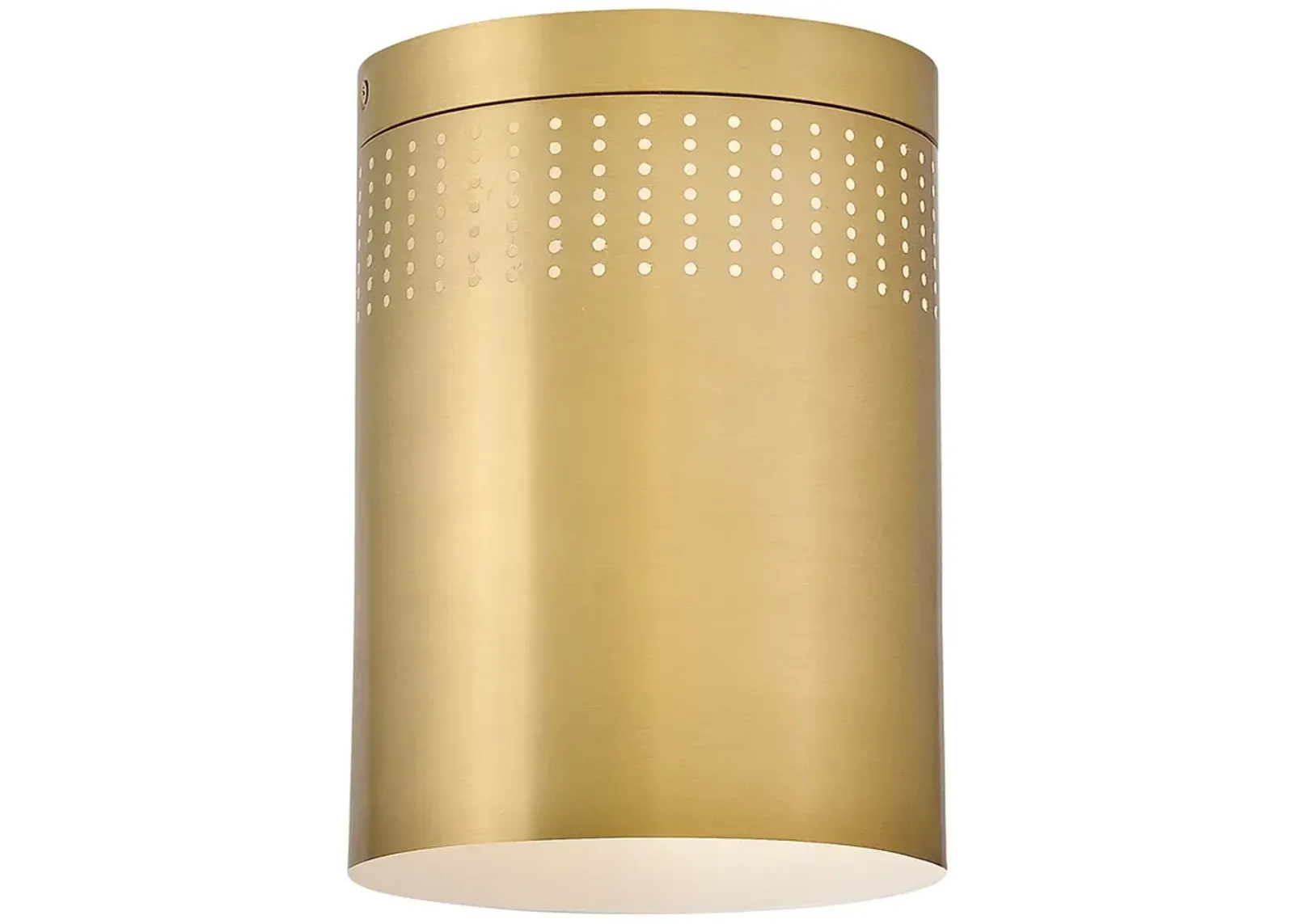 Lark Casey Small Flush Mount Lacquered Brass