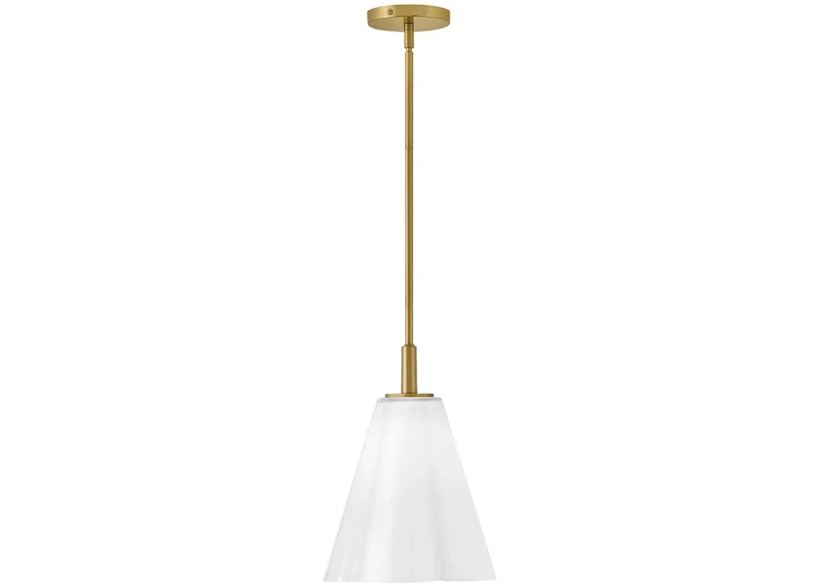 Lark Honey Small Pendant Lacquered Brass