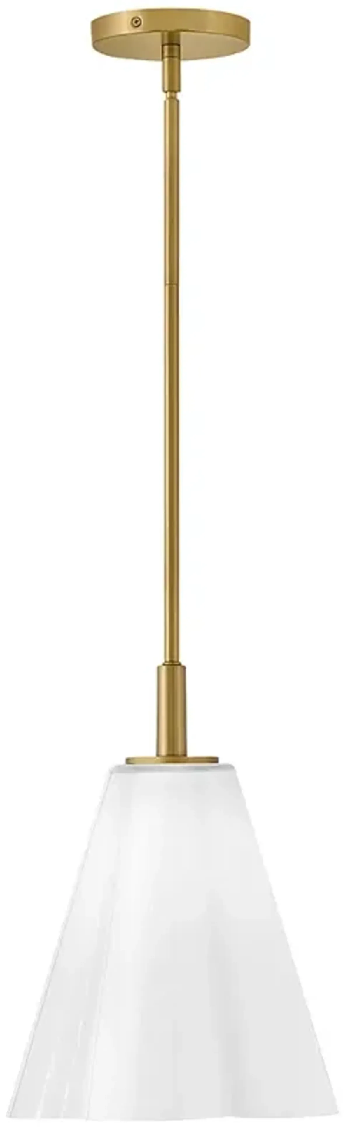 Hinkley Honey 11" Wide Lacquered Brass Mini Pendant