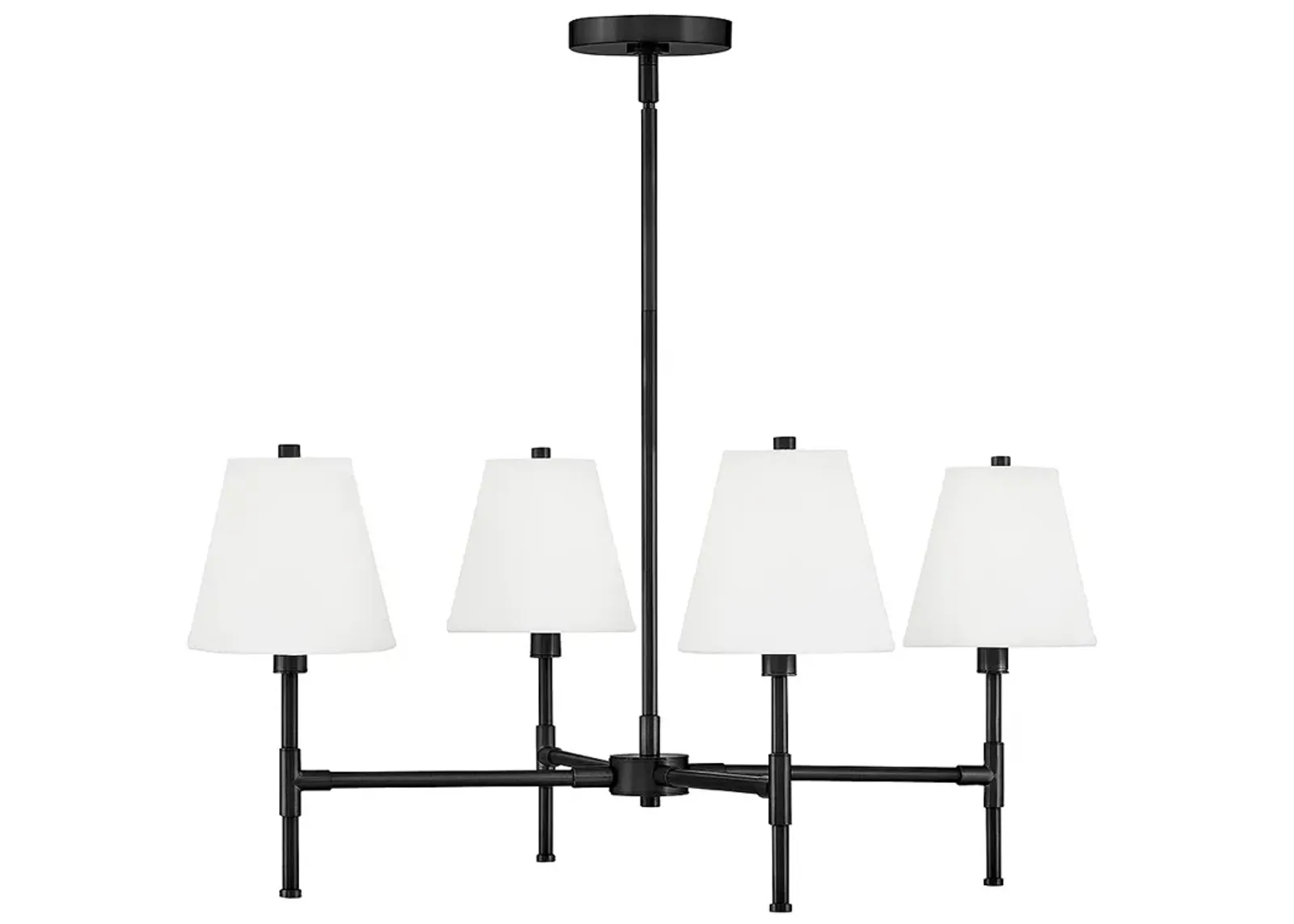 Lark Beale Medium Single Tier Chandelier Black