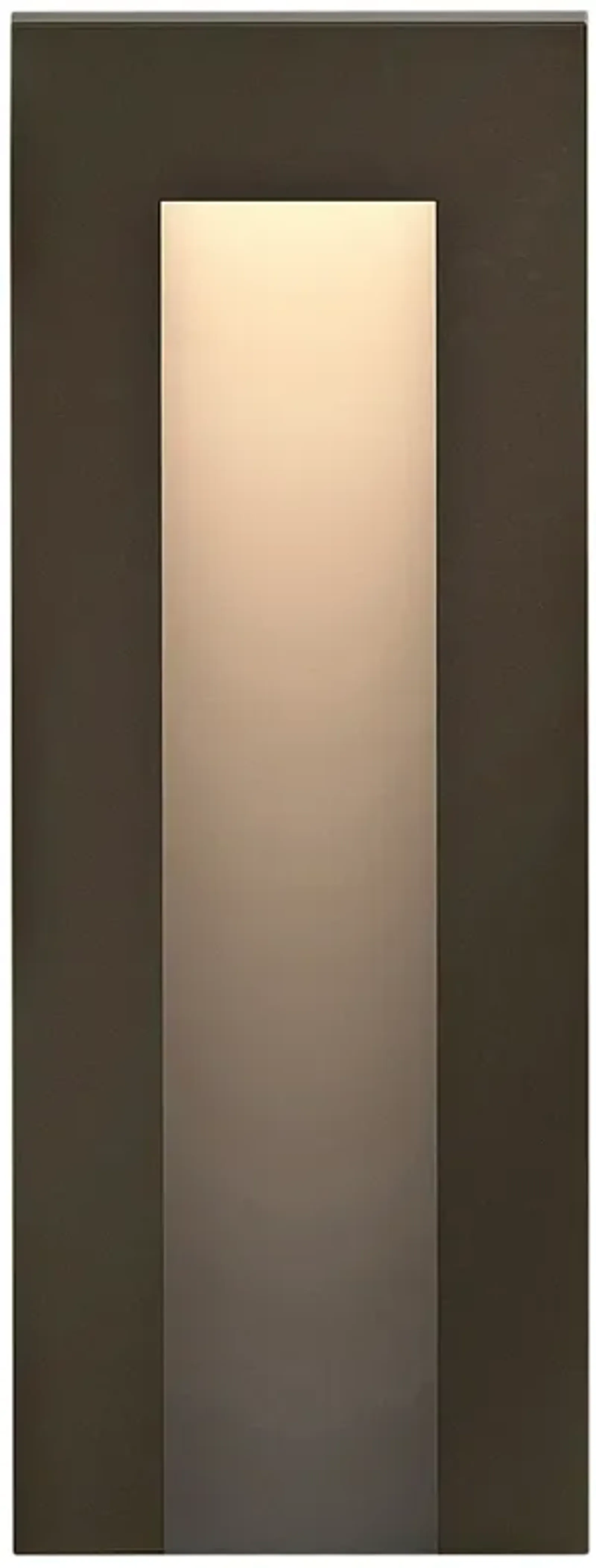 Hinkley Taper 8" High Bronze LED Wall Sconce