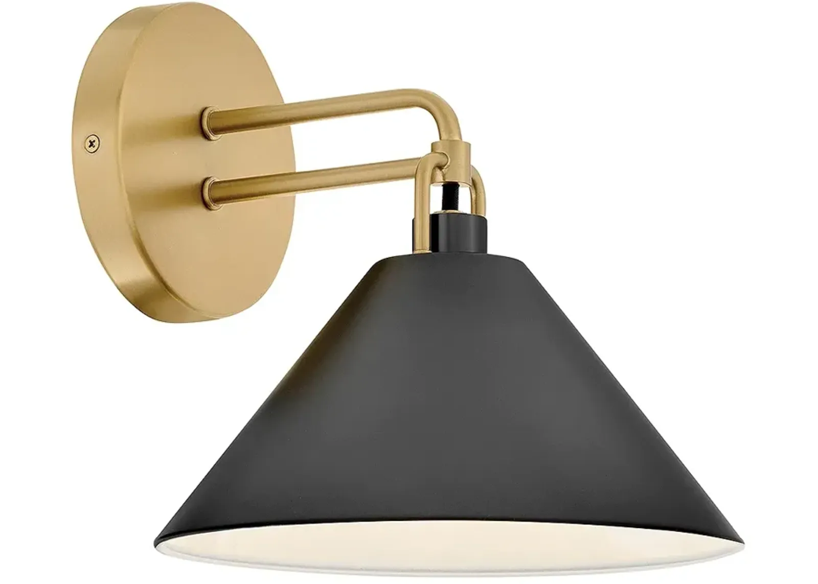 Lark Milo Small Single Light Sconce Lacquered Brass