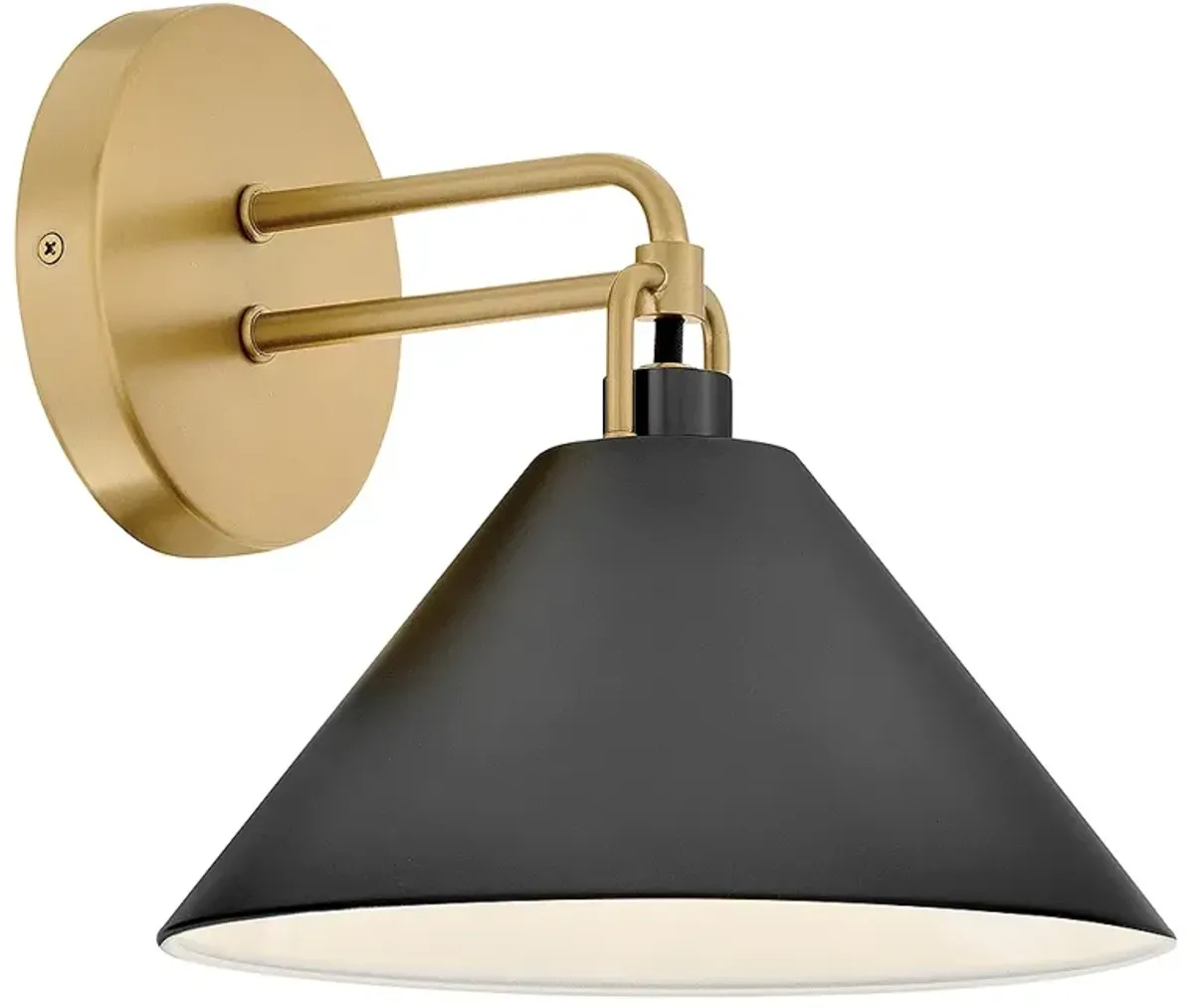 Lark Milo Small Single Light Sconce Lacquered Brass