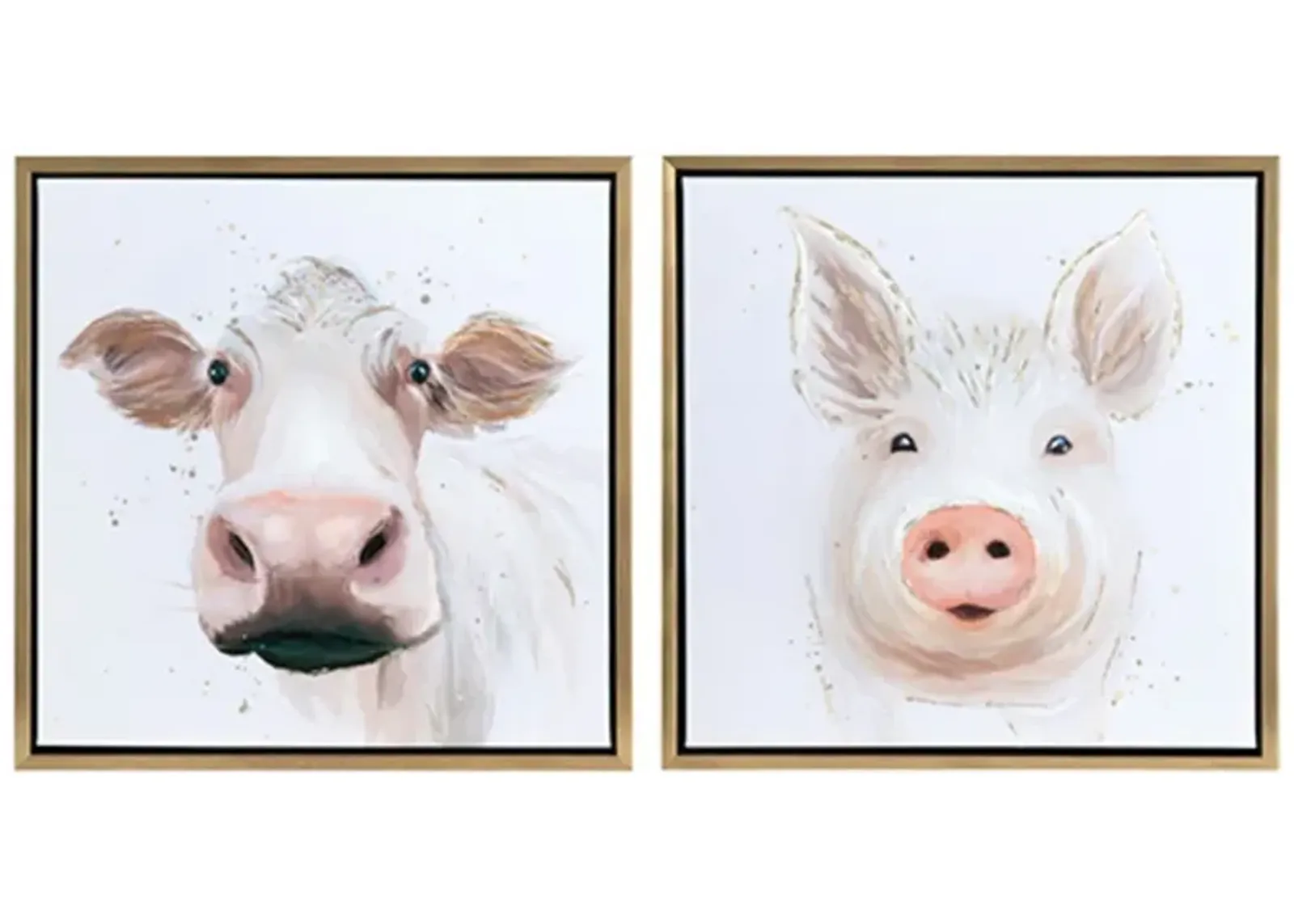 Crestview Collection Bessie &#38; Dolly Framed Art Print Set