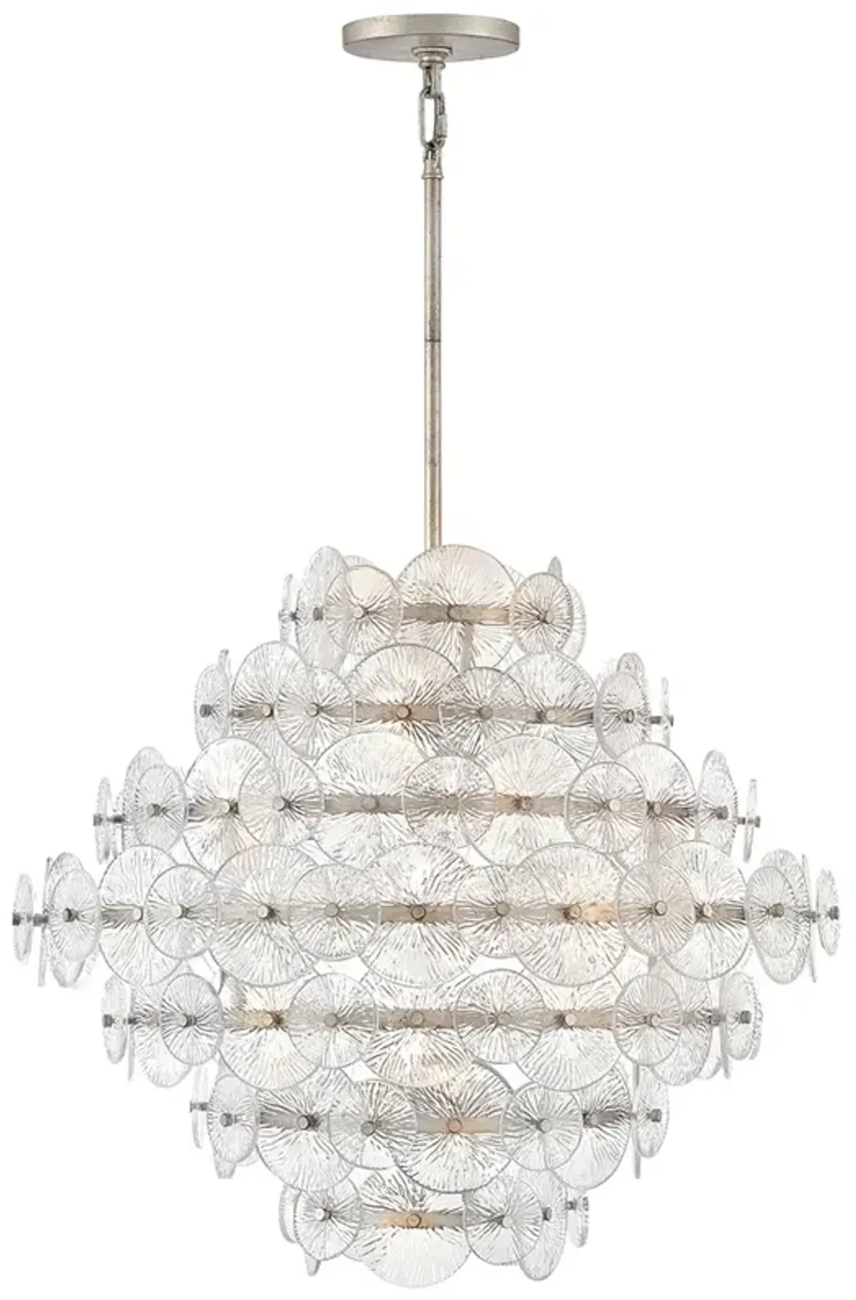 Fredrick Ramond Interior Rene Medium Multi Tier Chandelier 29.5" Glaci