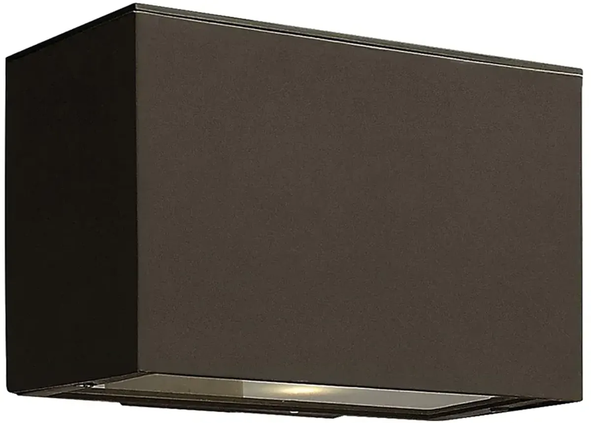 Hinkley Atlantis 6" High Bronze Socketed LED Outdoor Wall Light