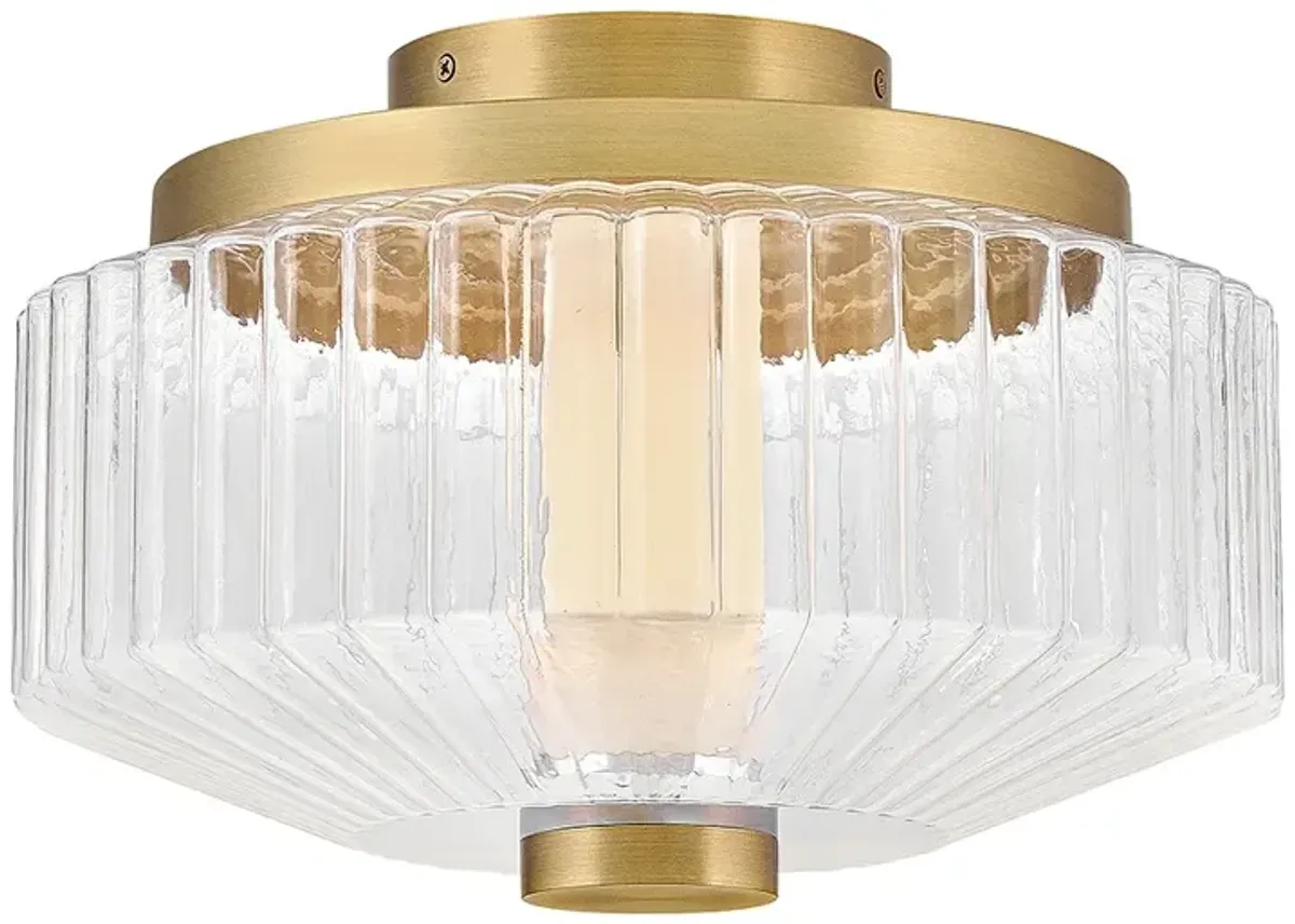 Fredrick Ramond Interior Reign Small LED Flush Mount 12.75" Lacquered
