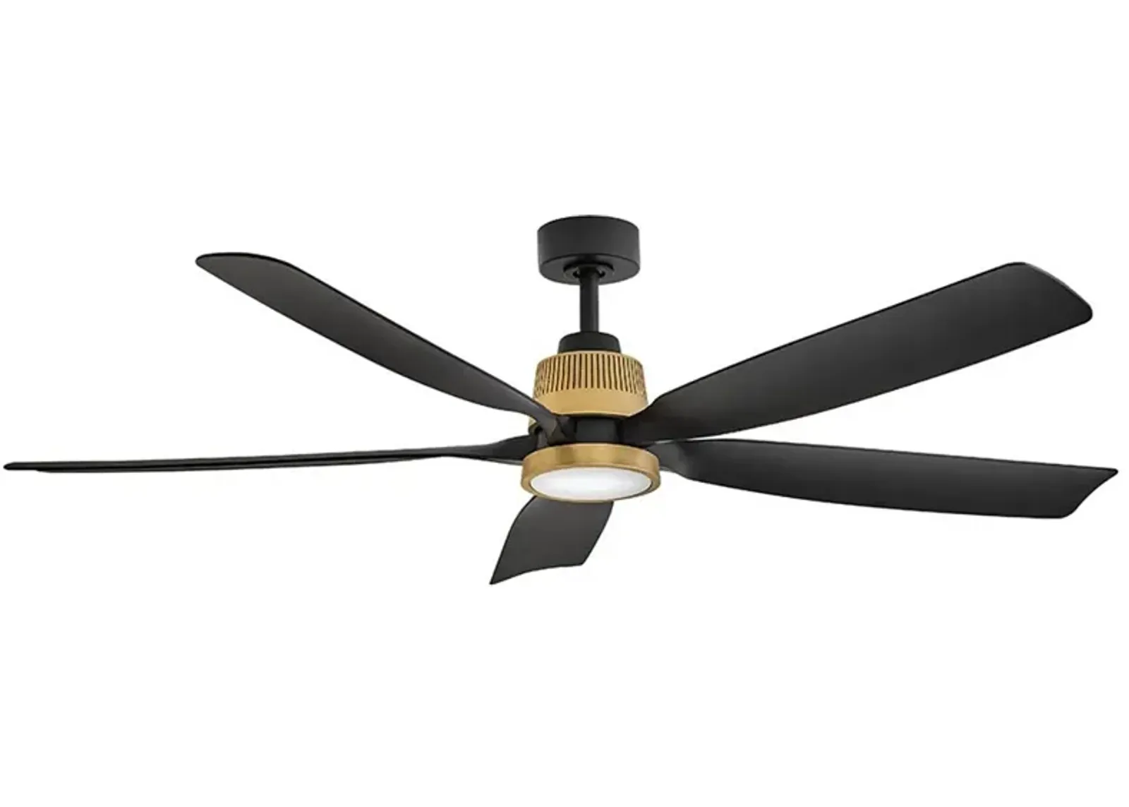 Hinkley Fan Bodin 64" LED Smart Fan Heritage Brass