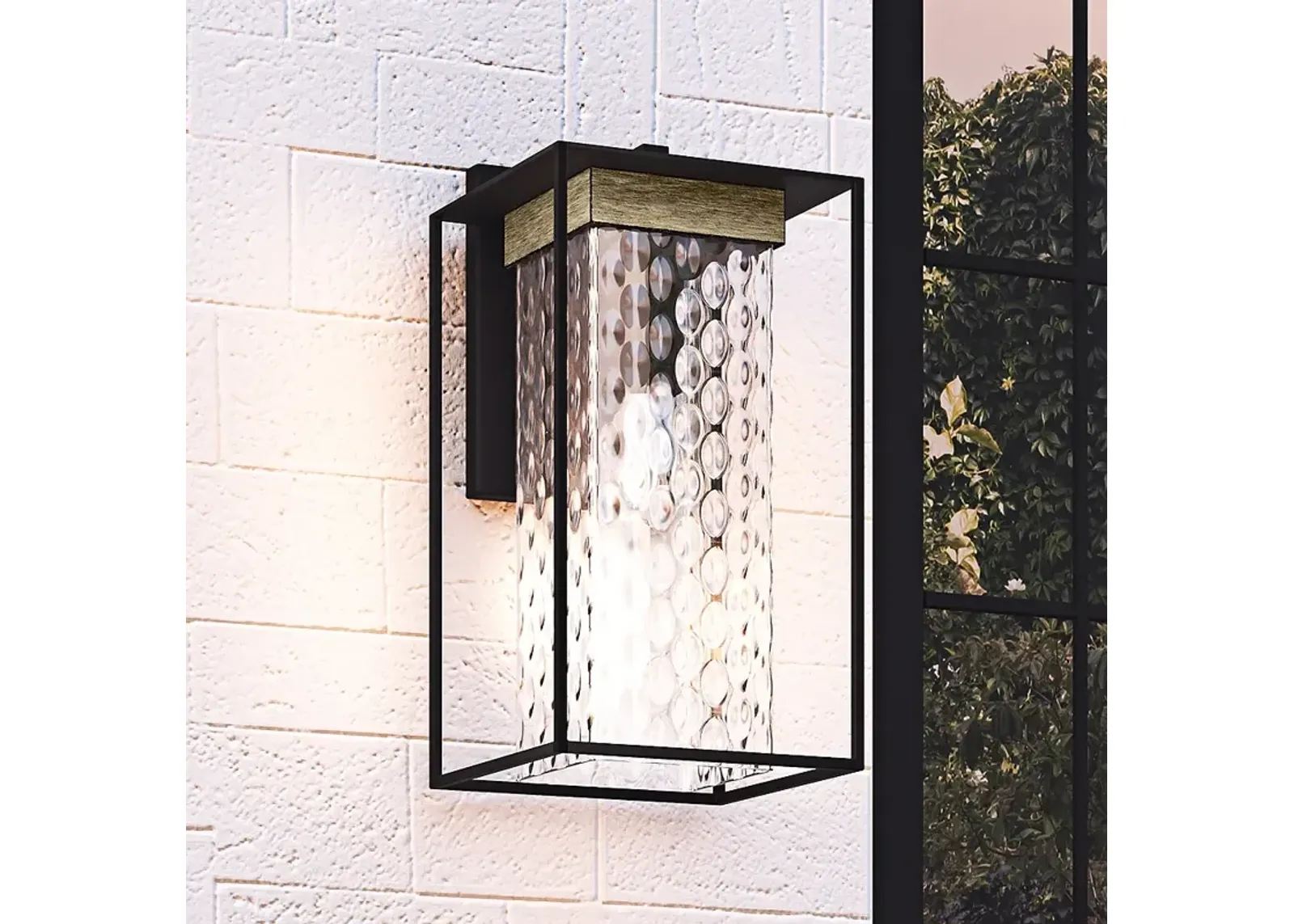 Longwood 1-Light Matte Black Outdoor Wall Lantern