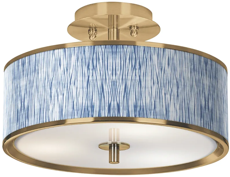 Beachcomb Gold 14" Wide Ceiling Light