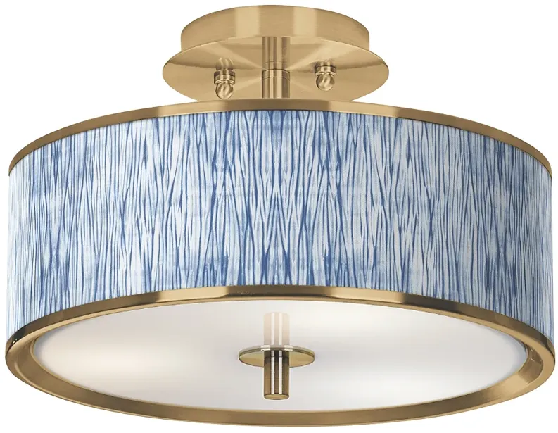 Beachcomb Gold 14" Wide Ceiling Light