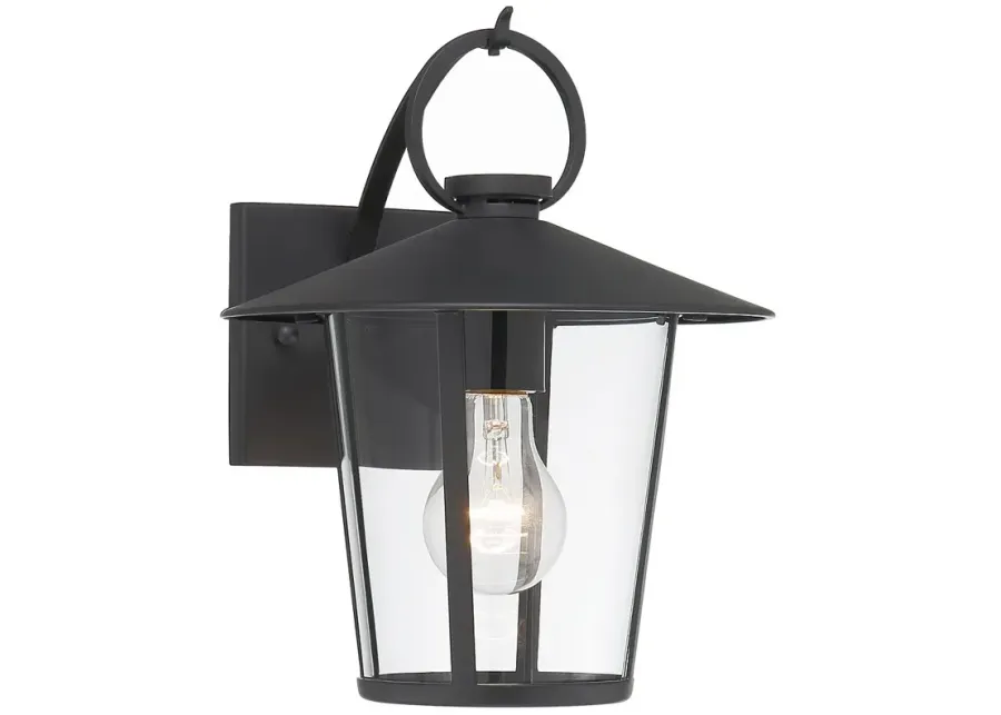 Andover 1 Light Matte Black Outdoor Wall Mount