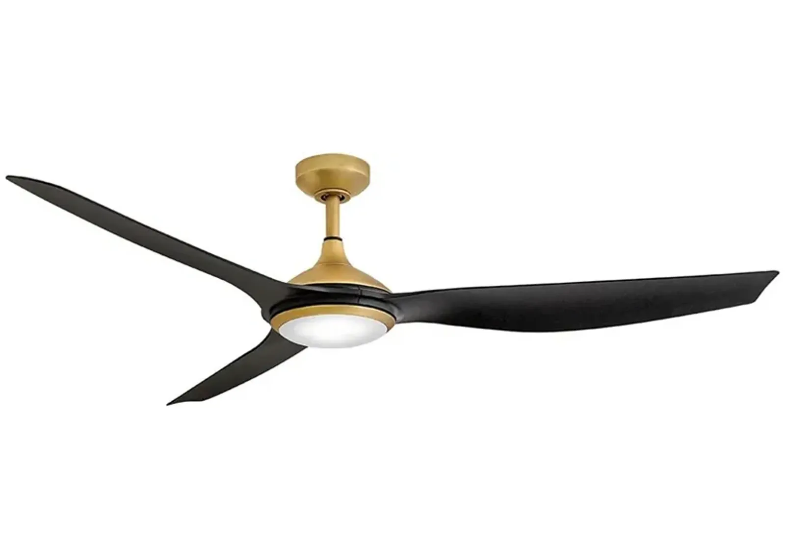 Hinkley Fan Talon 64" LED Smart Fan Heritage Brass