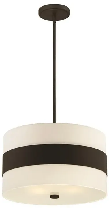 Libby Langdon for Crystorama Grayson 3 Light Dark Bronze Chandelier