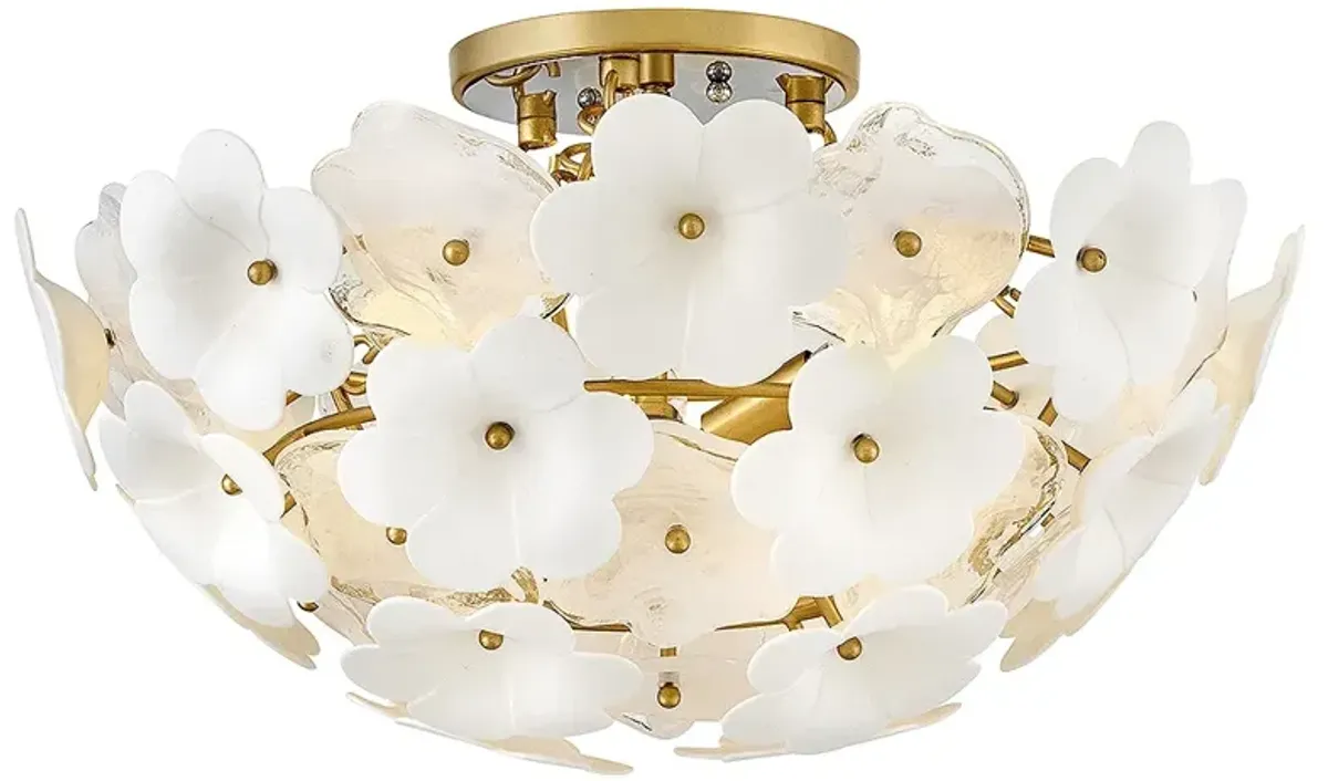 Fredrick Ramond Interior Marianne Medium Semi Flush 20.75" Deluxe Gold