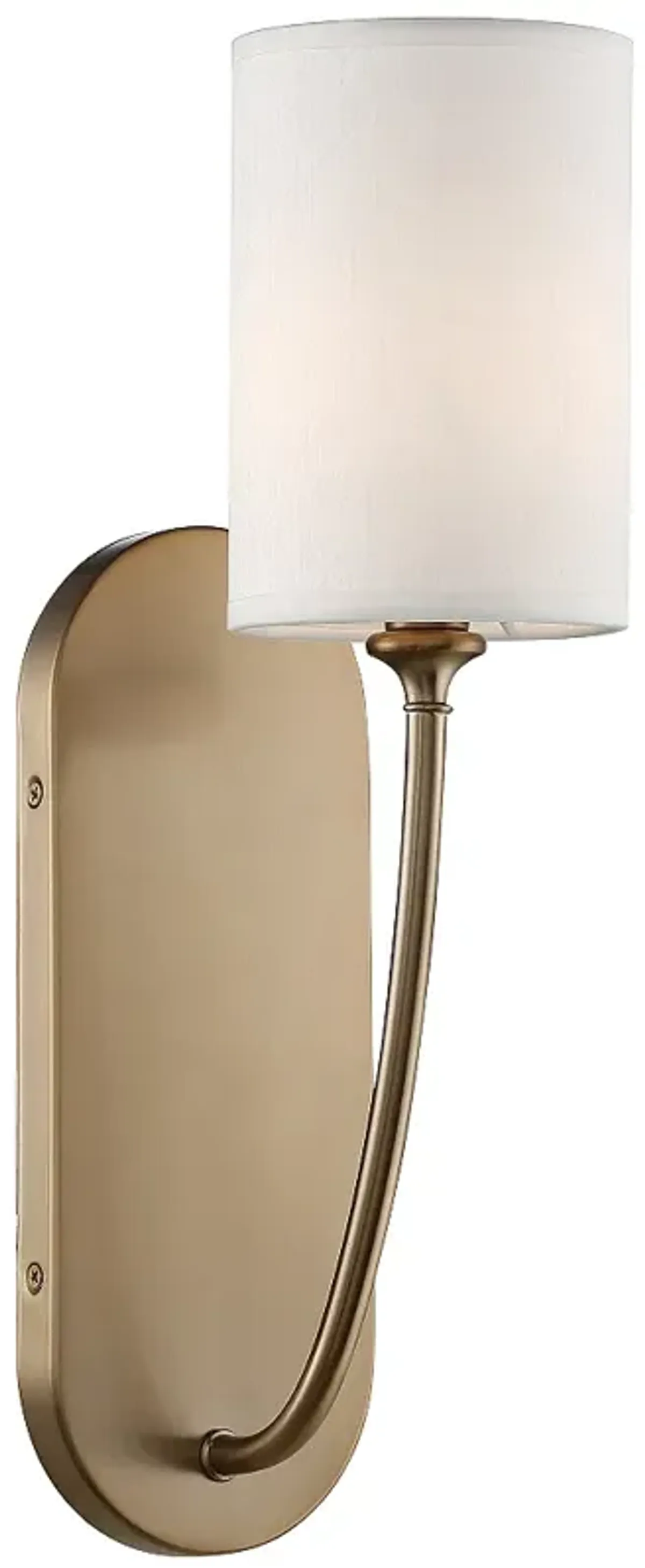 Crystorama Preston 17" High Aged Brass Wall Sconce