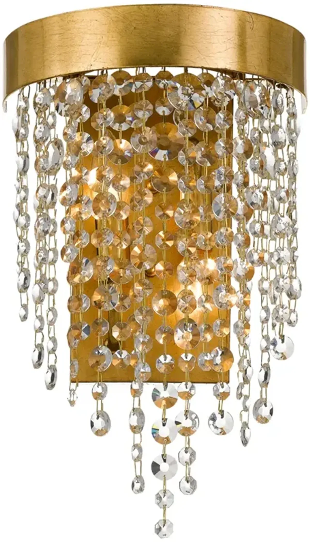 Crystorama Winham 16" High Antique Gold Wall Sconce