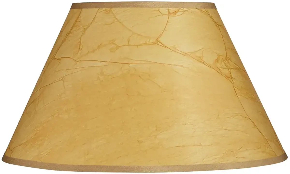 Springcrest Empire Crinkle Paper Lamp Shade 10x20x12 (Spider)