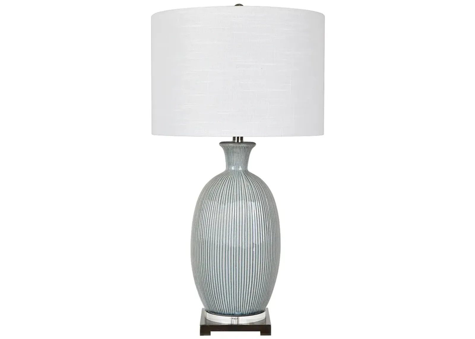 Crestview Collection Carrefour 30 1/2" Gray Ceramic Table Lamp