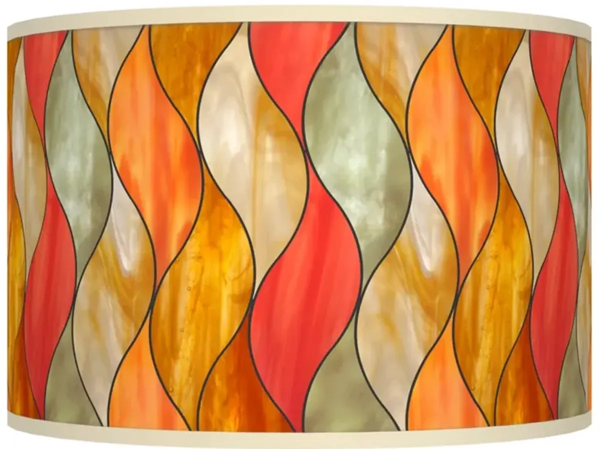 Flame Mosaic Giclee Shade 12x12x8.5 (Spider)