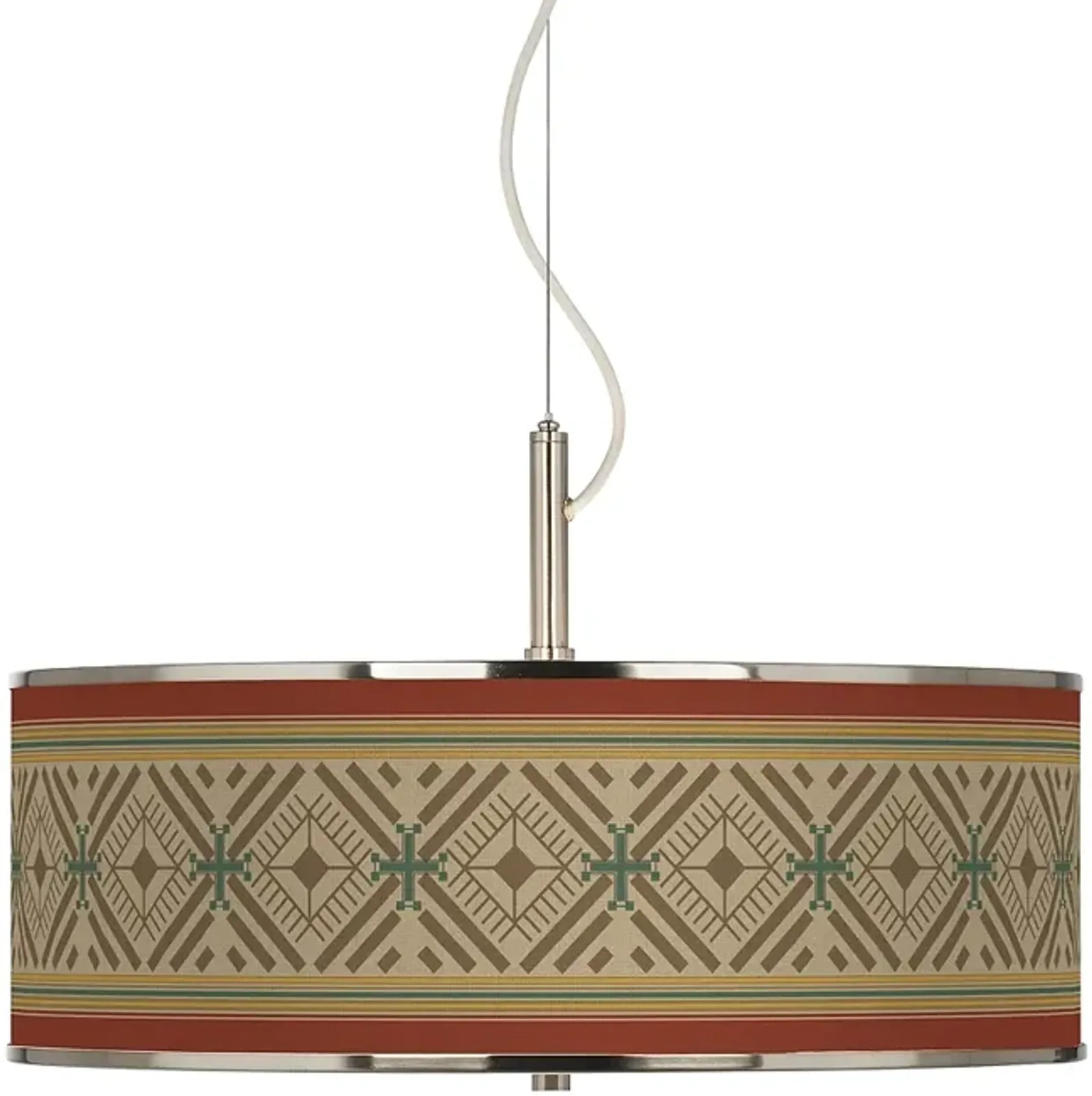 Desert Diamonds Giclee Glow 20" Wide Pendant Light