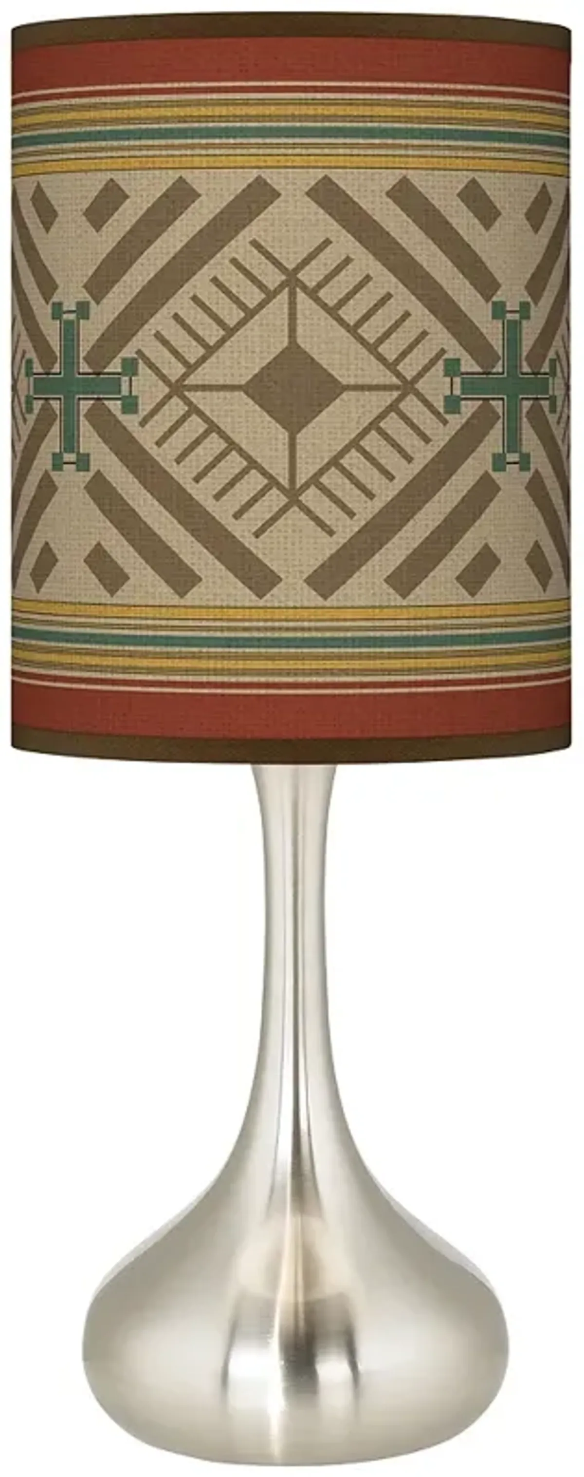 Desert Diamonds Giclee Droplet Table Lamp