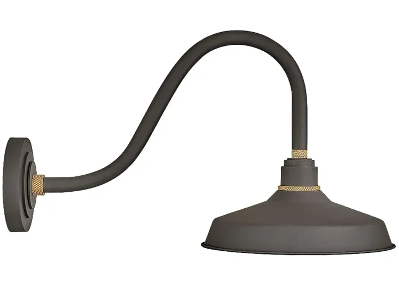 Foundry Classic 13 3/4" High Bronze Outdoor Barn Wall Light