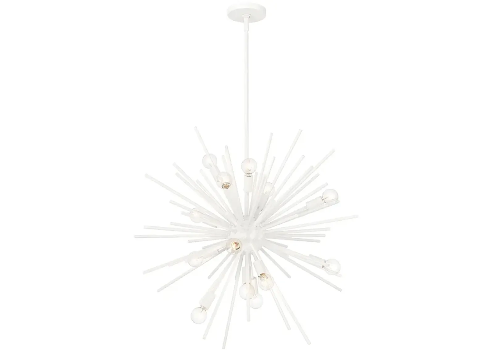 Minka Lavery Bessel 15-Light 30-in Sand White Pendant