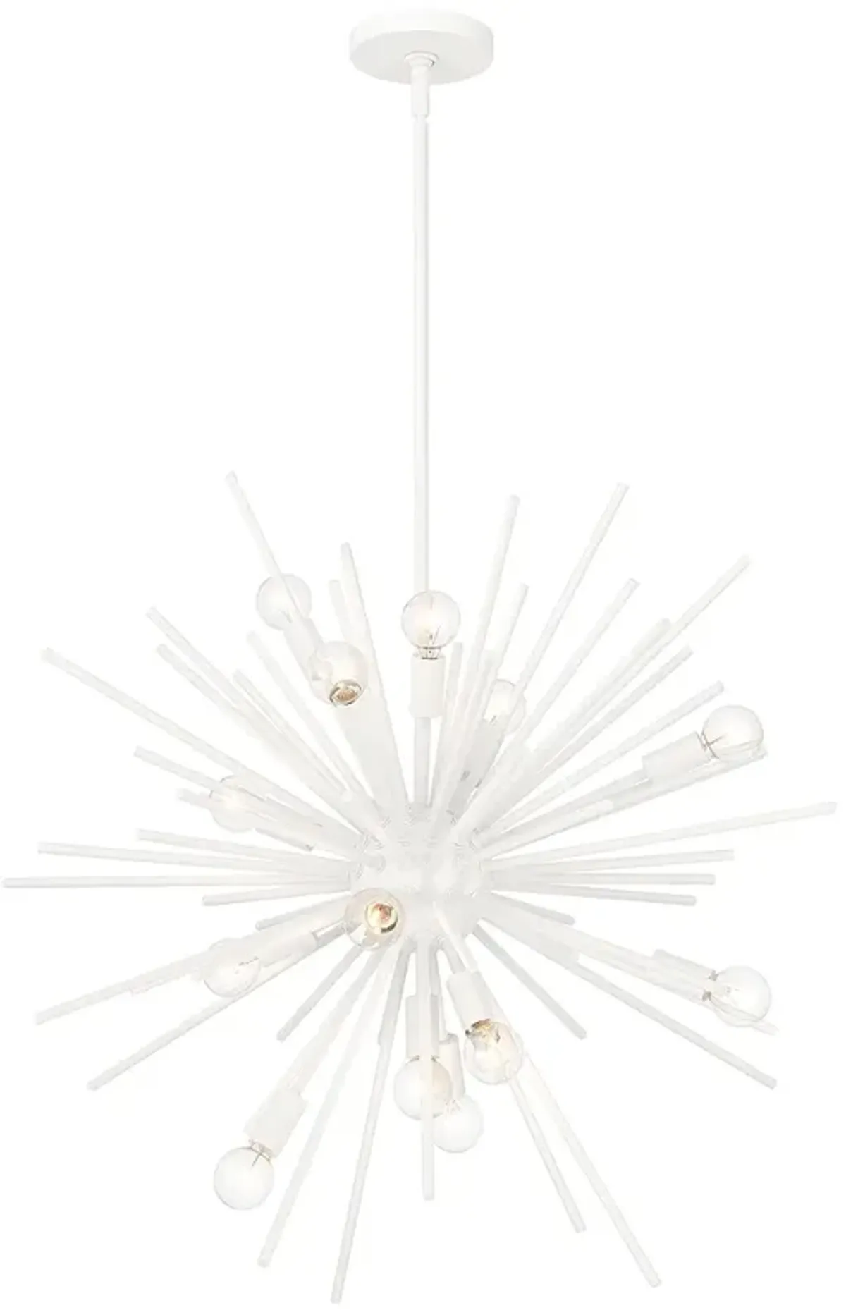Bessell 30" Wide Sand White 15-Light Sputnik Pendant