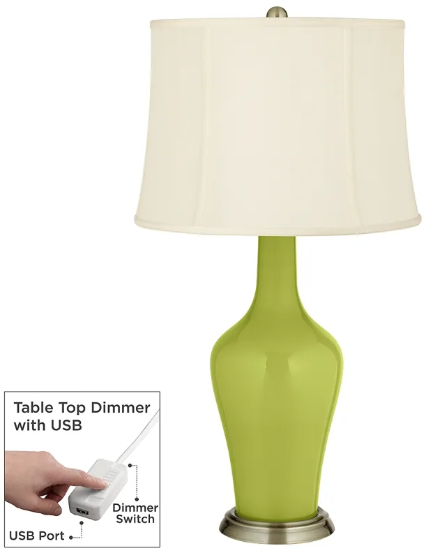 Parakeet Anya Table Lamp with Dimmer