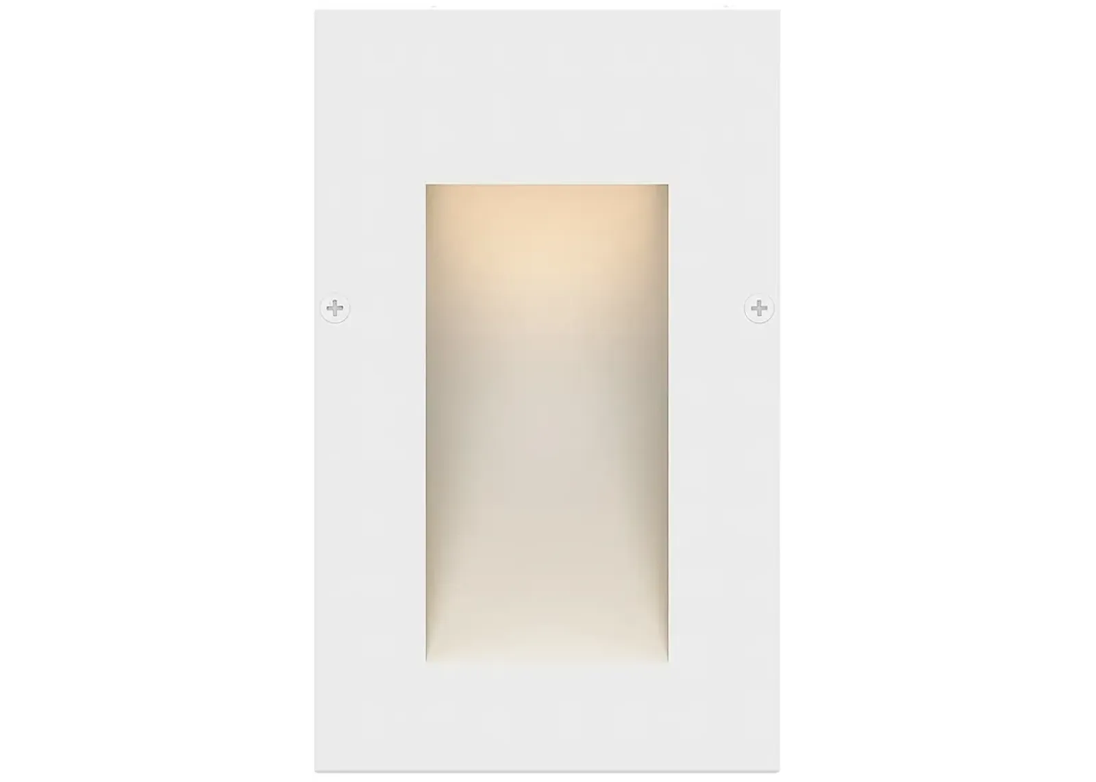 Taper 3" Wide White Step Light by Hinkley Lighting