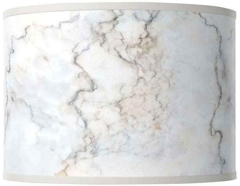 Giclee Glow Marble Glow Pattern Drum Shade 12x12x8.5 (Spider)