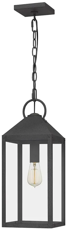 Thorpe 1-Lt Mottled Black Mini Pendant