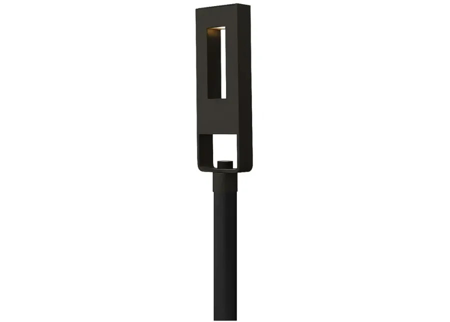 Atlantis 24 1/2" High Black Socketed LED Outdoor Post Light