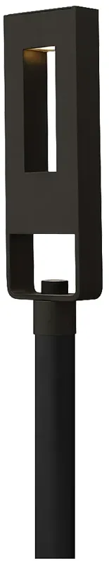 Atlantis 24 1/2" High Black Socketed LED Outdoor Post Light