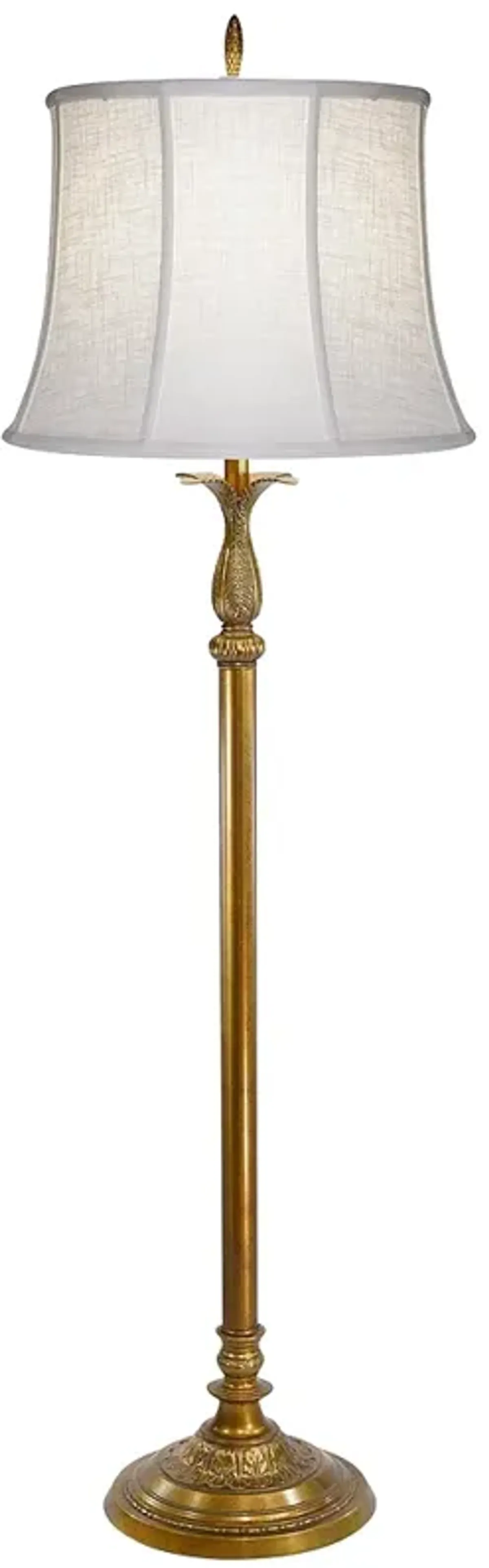 Stiffel New Haven 60" Classic Polished Honey Brass Metal Floor Lamp