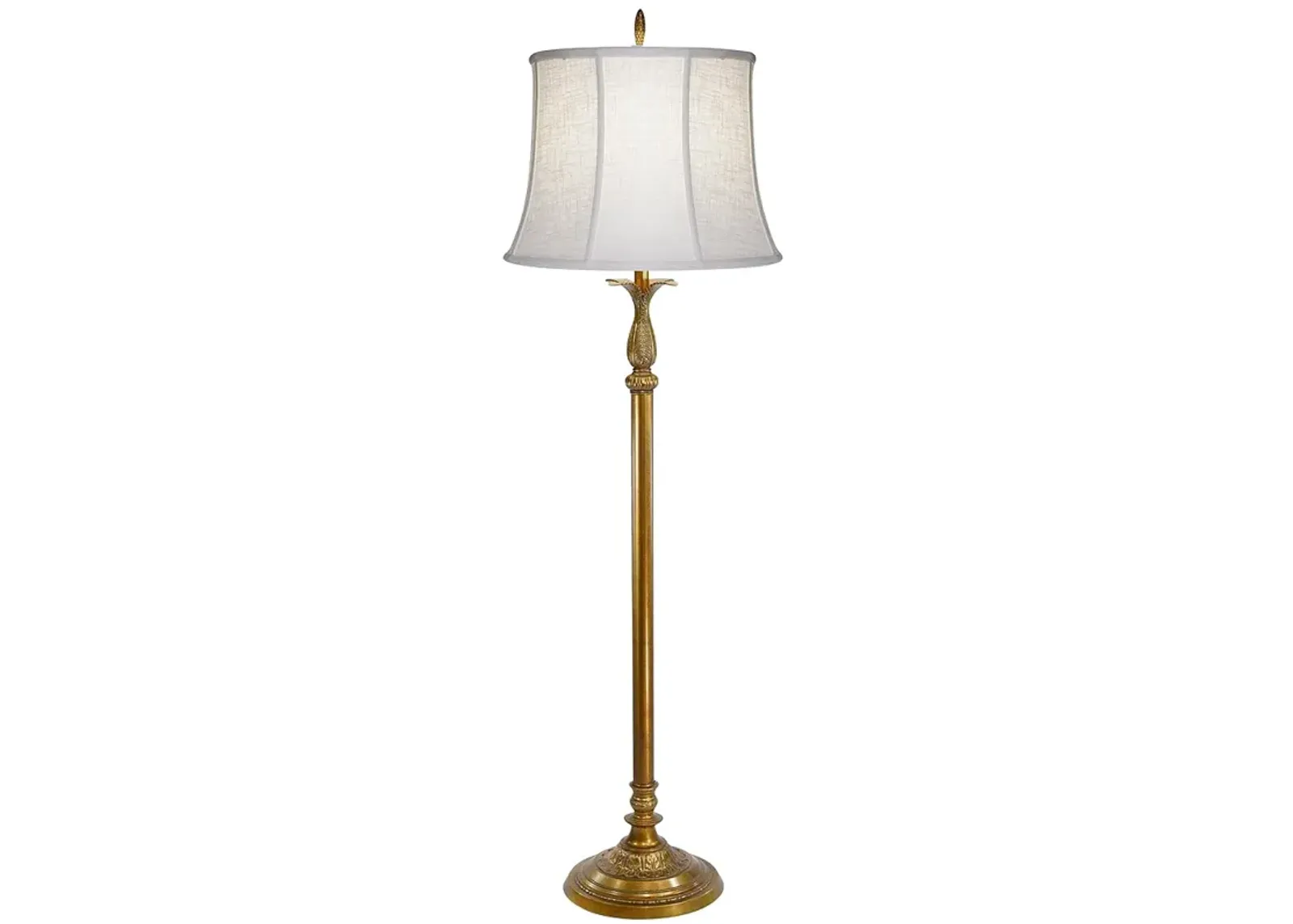 Stiffel New Haven 60" Classic Polished Honey Brass Metal Floor Lamp