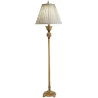 Stiffel Wilson 64" Traditional Antique Brass Finish Metal Floor Lamp