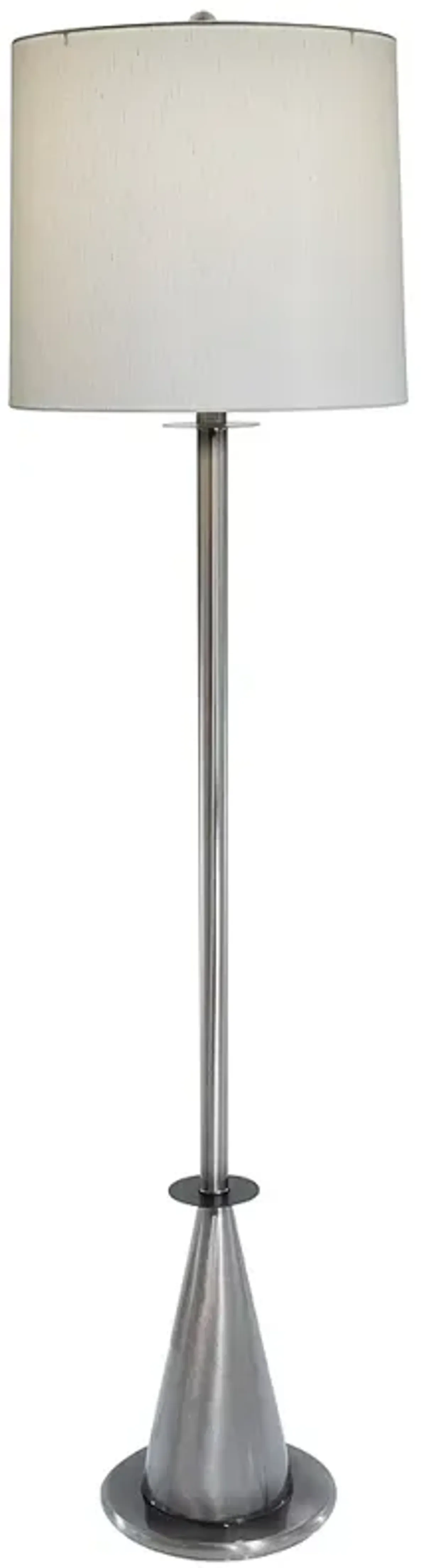 Stiffel Isabelle 64" High Antique Nickel Metal Floor Lamp