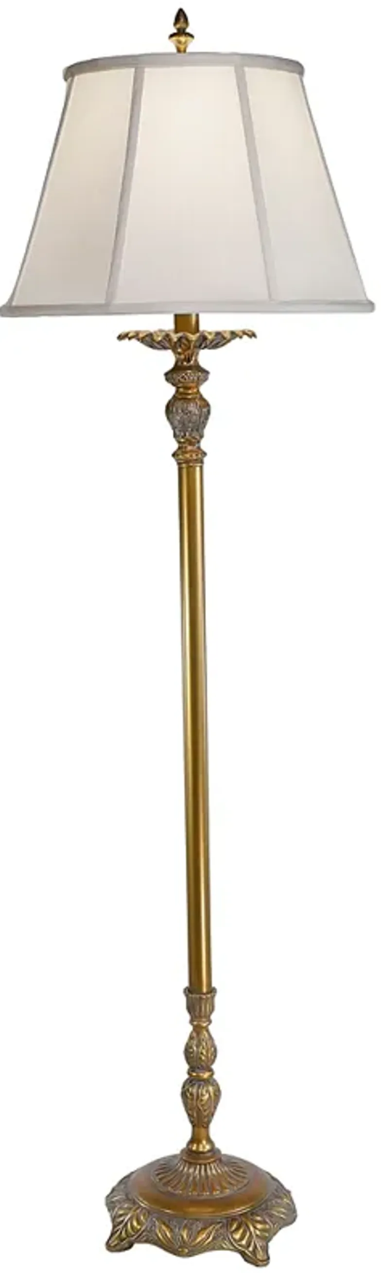 Stiffel Bennett 62" Traditional Artisan Brass Metal Floor Lamp